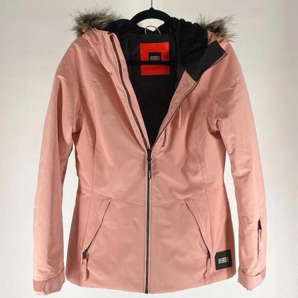 O'Neill Jackets & Blazers - O'Neill Women's Pink Jacket with Faux Fur Hood